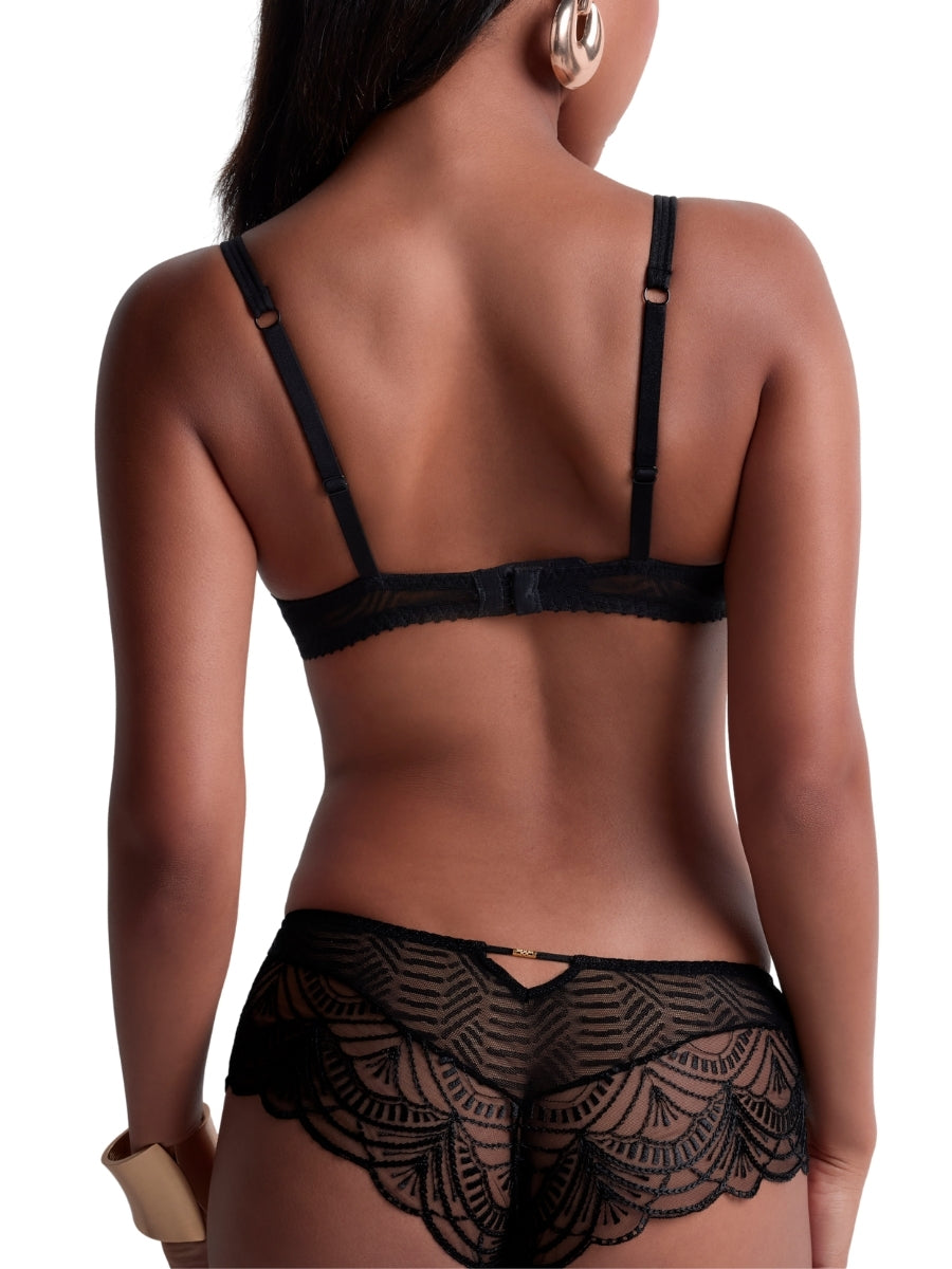 Vibes Moulded Push-Up Bra - Black