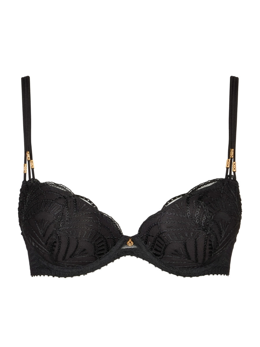 Vibes Moulded Push-Up Bra - Black