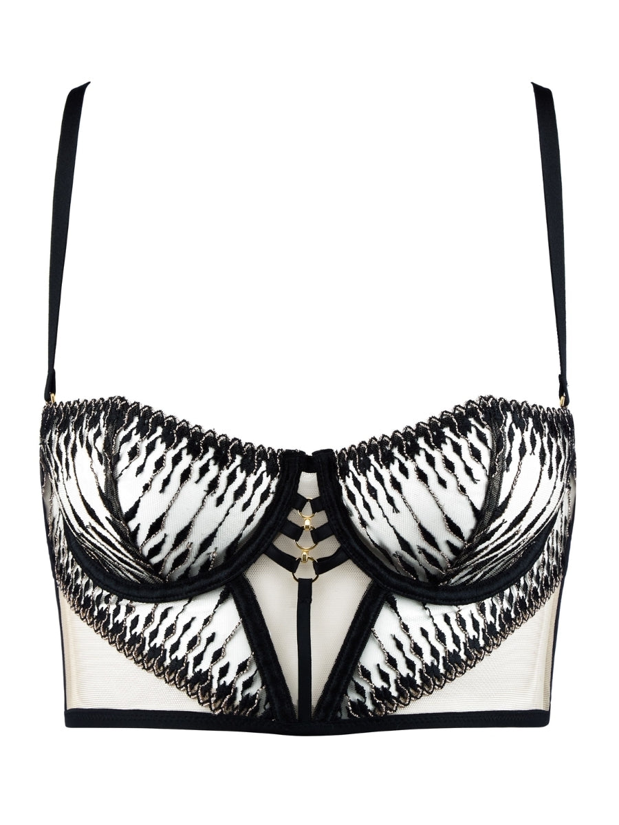Voodoo Kiss Bustier - Millenium Black