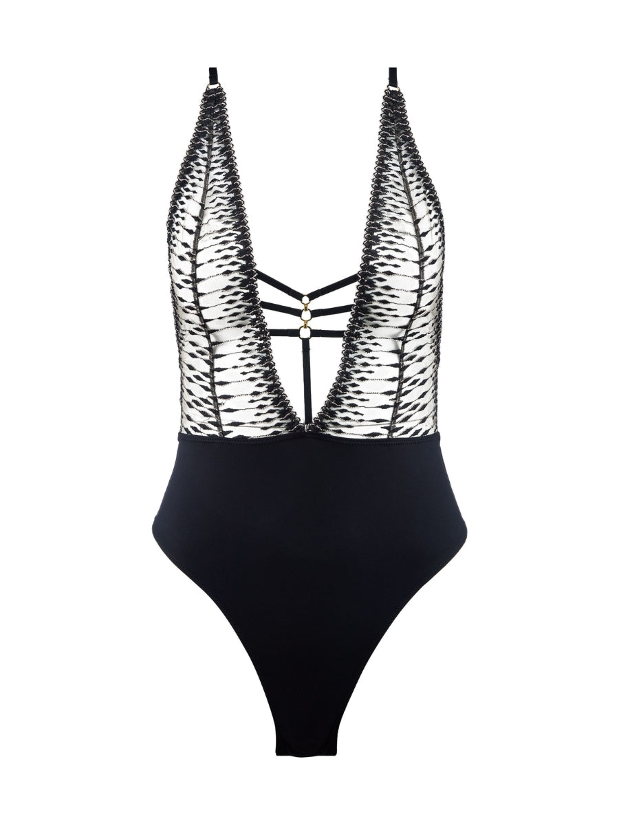 Voodoo Kiss Bodysuit - Millenium Black