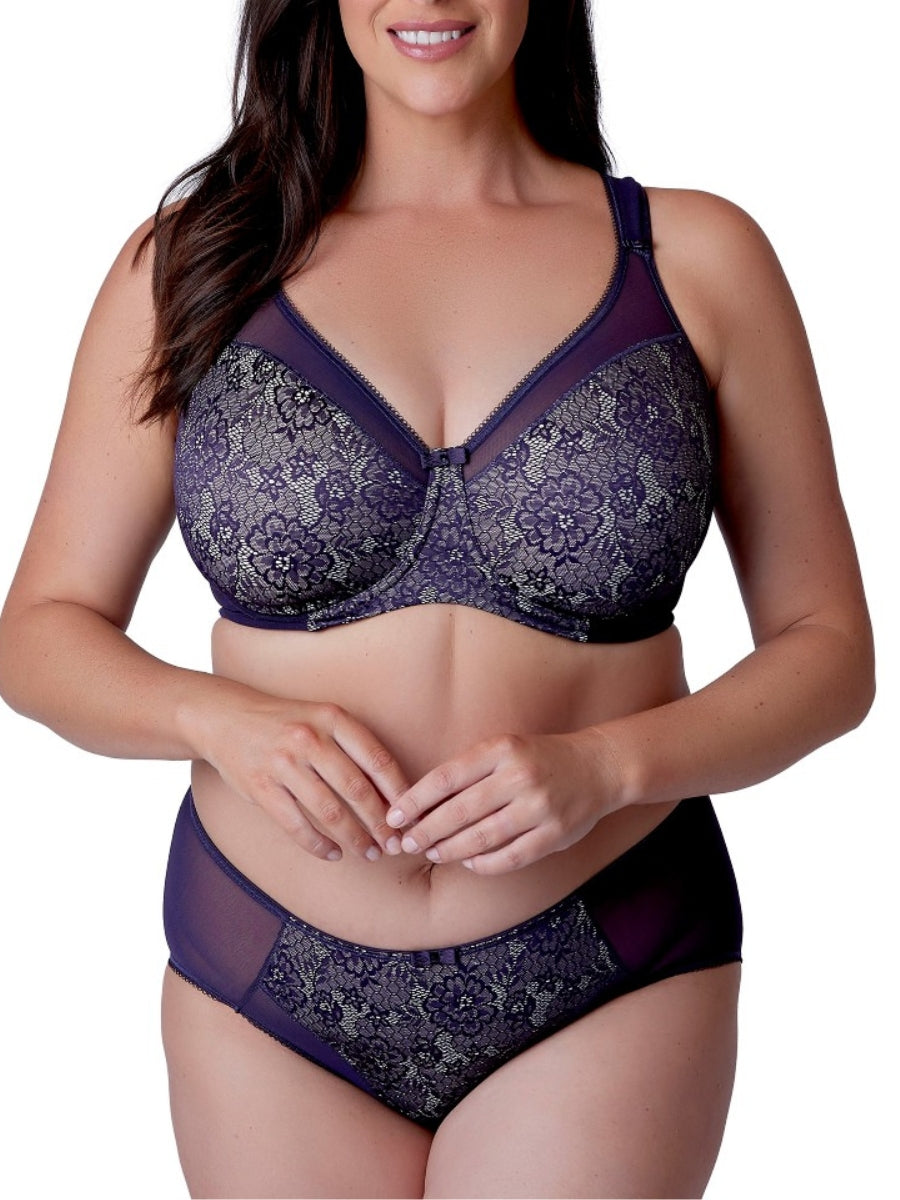 Beauty Everyday Minimiser Bra - Aubergine