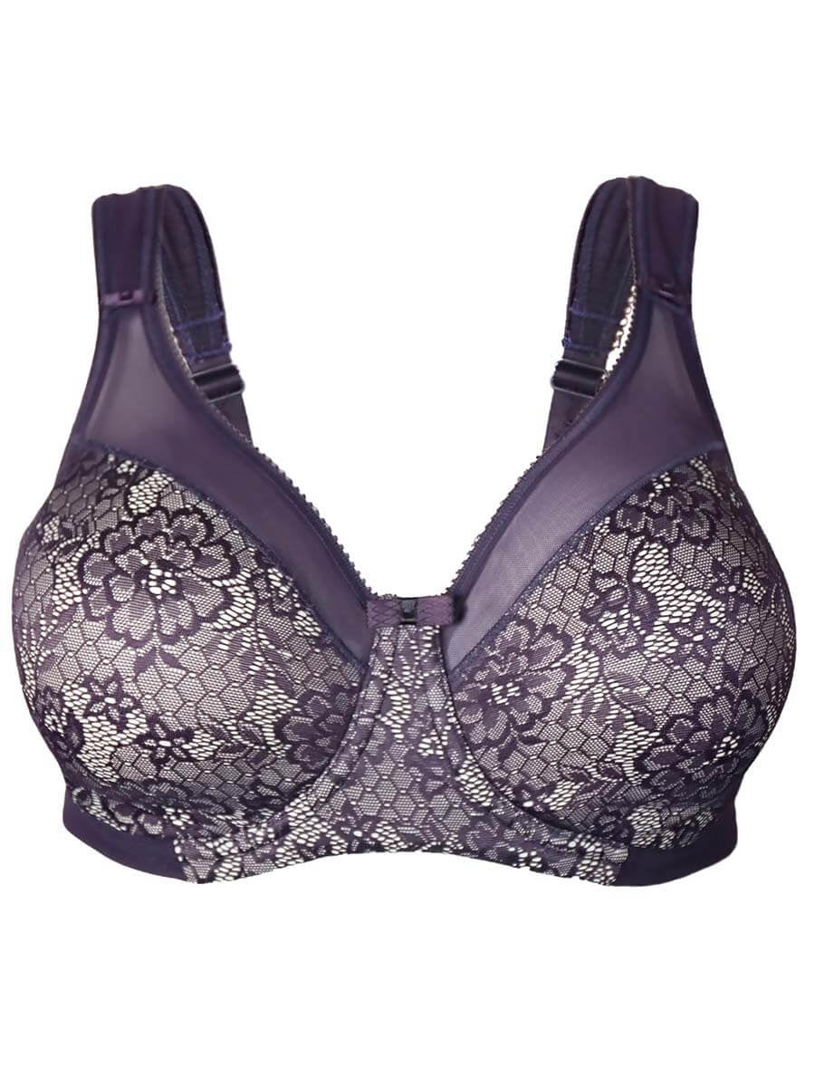 Beauty Everyday Minimiser Bra - Aubergine