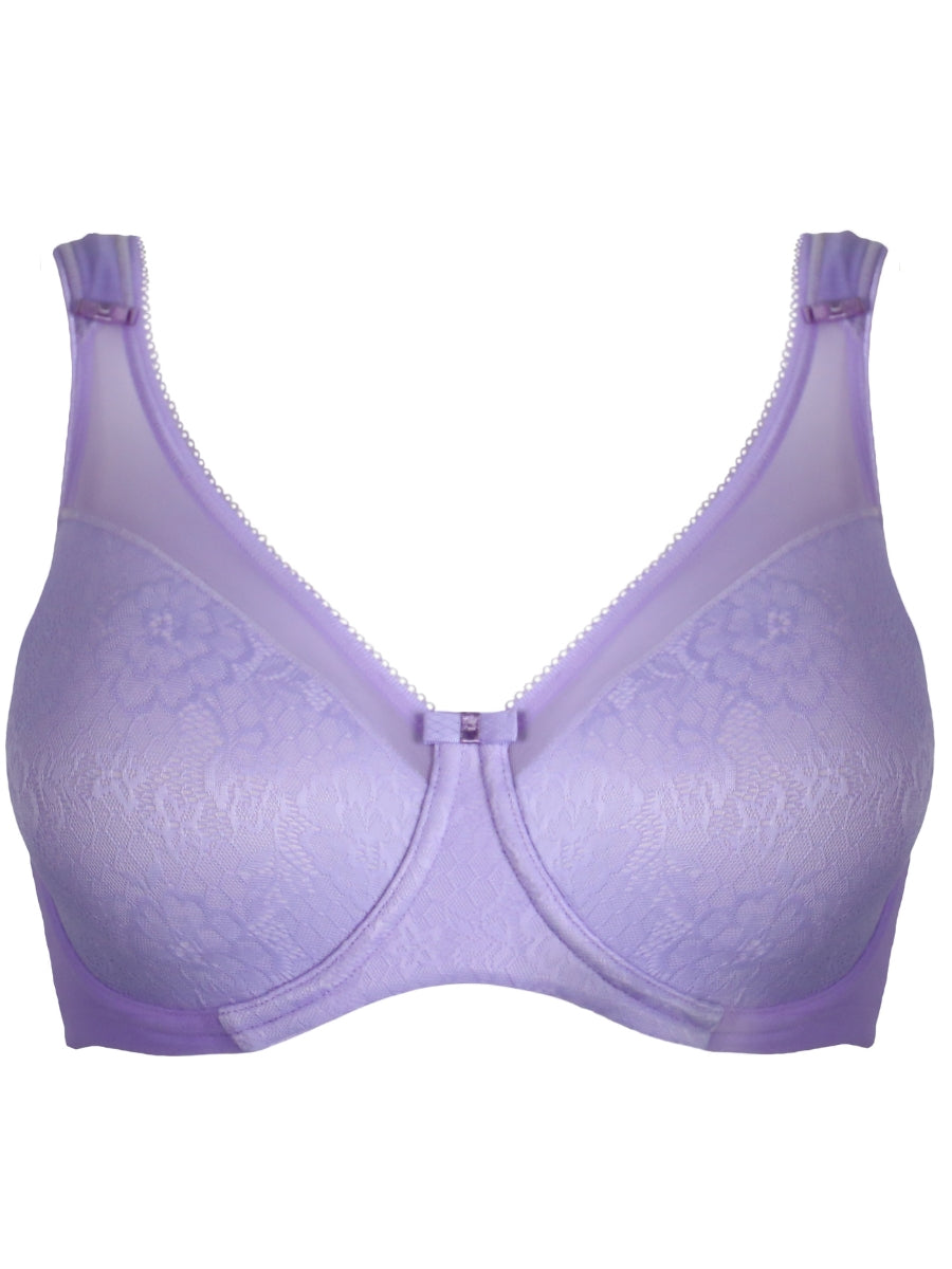Beauty Everyday Minimiser Bra - Violet Tulip