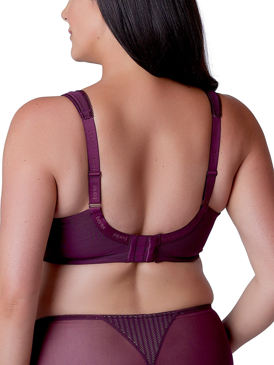 Beauty Stripe Smoothing Bra - Fig