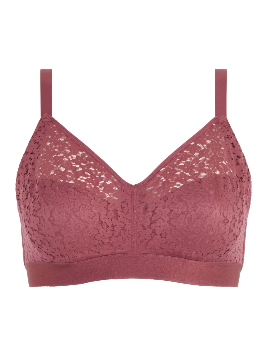 Easy Feel Norah Wirefree Support Bra - Sepia