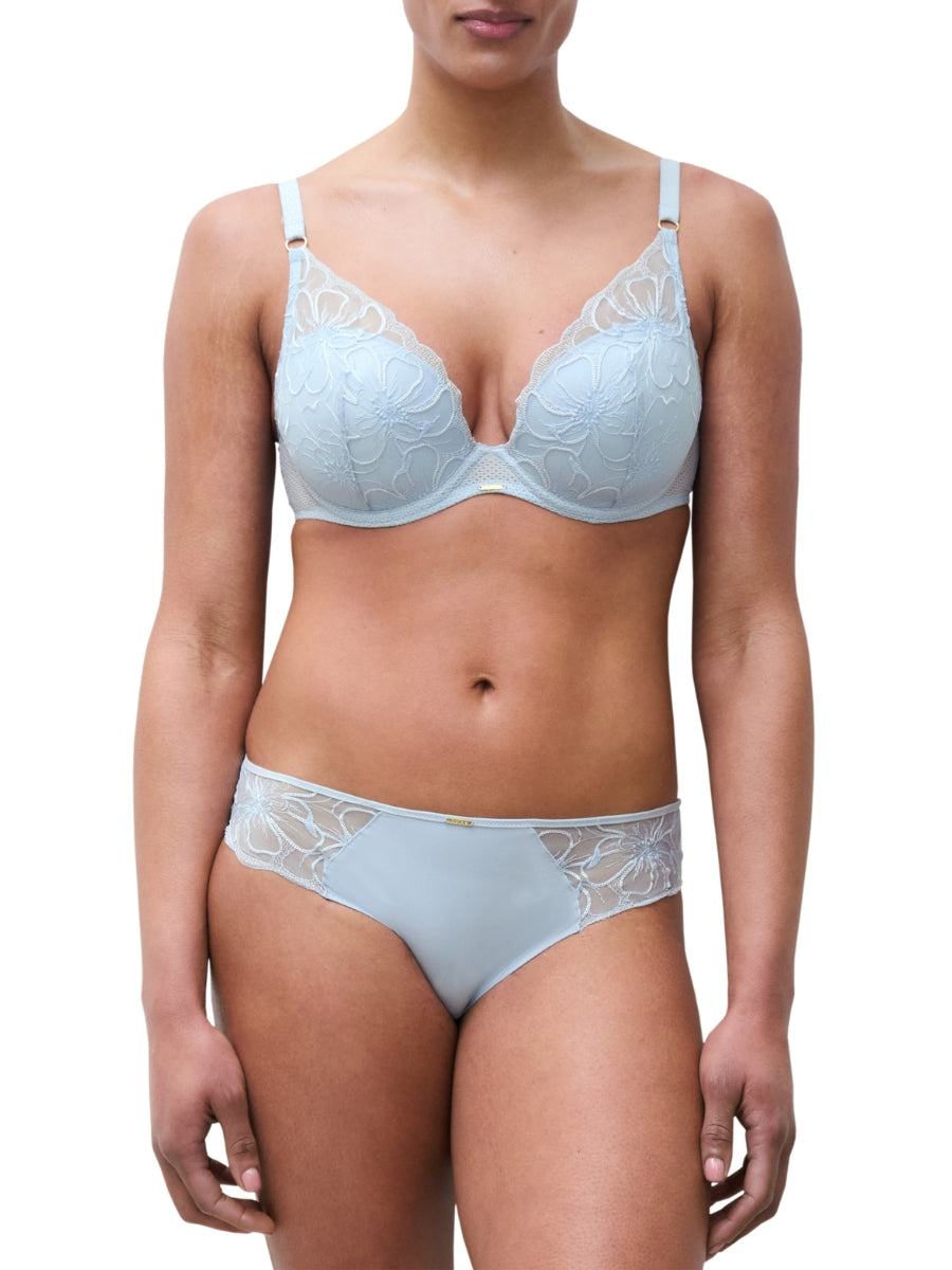 Fleurs Plunge T-Shirt Bra - Icy Flower