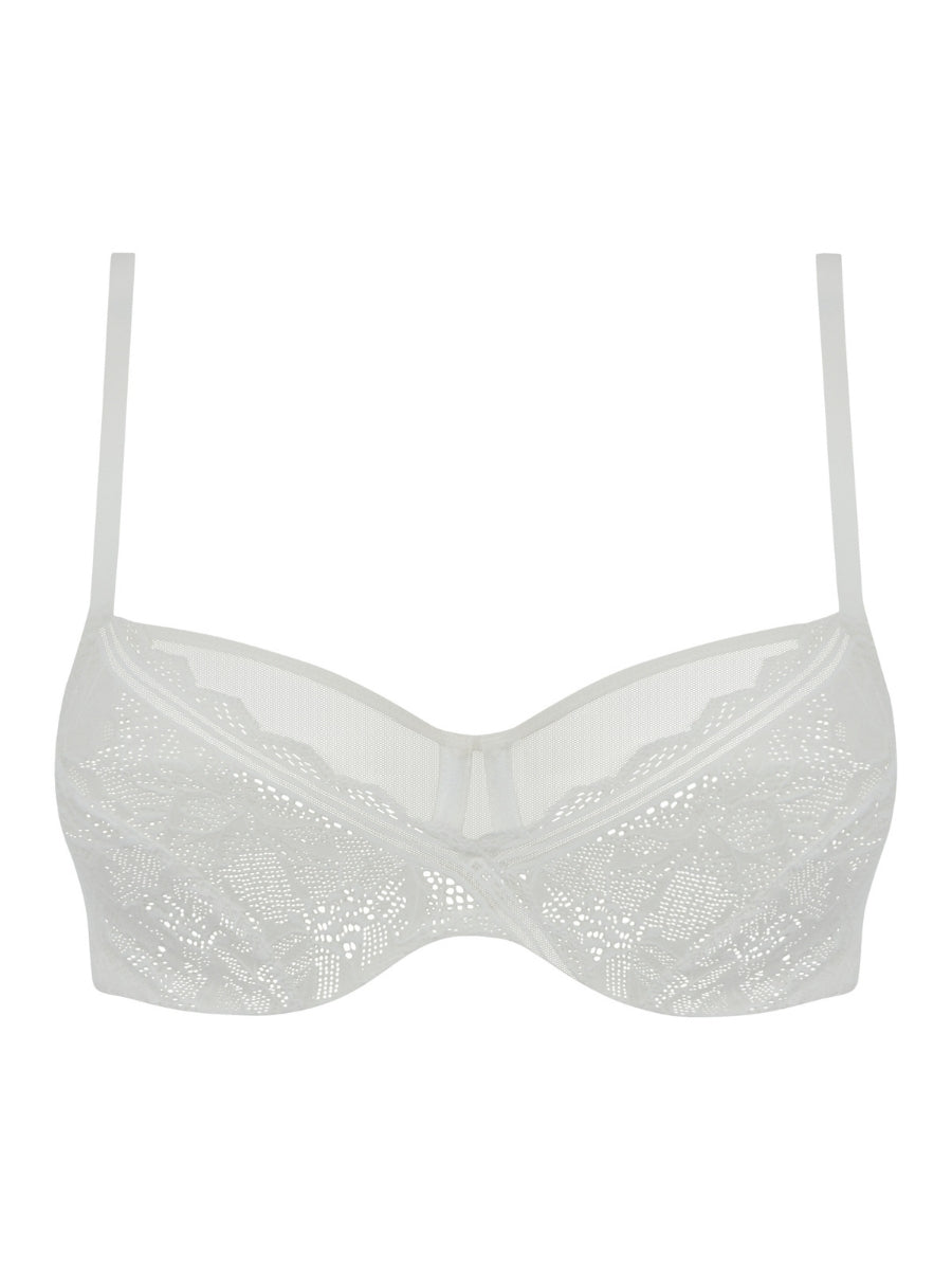 Easy Feel Floral Touch Full Cup Bra - Milk