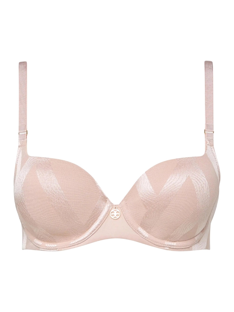 Glaze Covering T-Shirt Bra - Dusky Pink