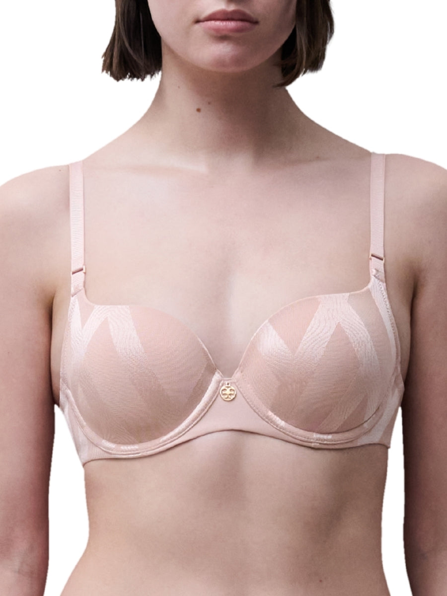 Glaze Covering T-Shirt Bra - Dusky Pink