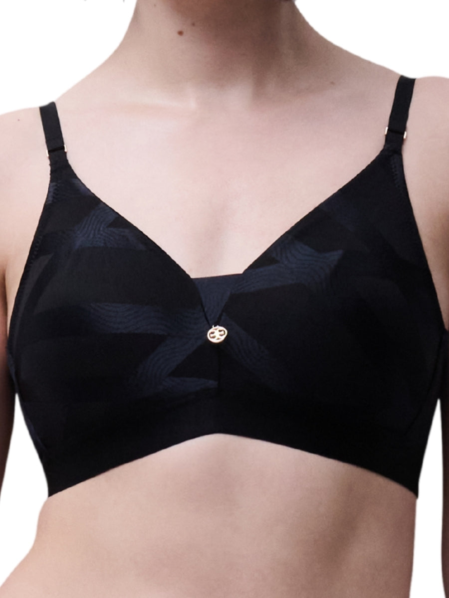 Glaze Wirefree Support Bra - Black