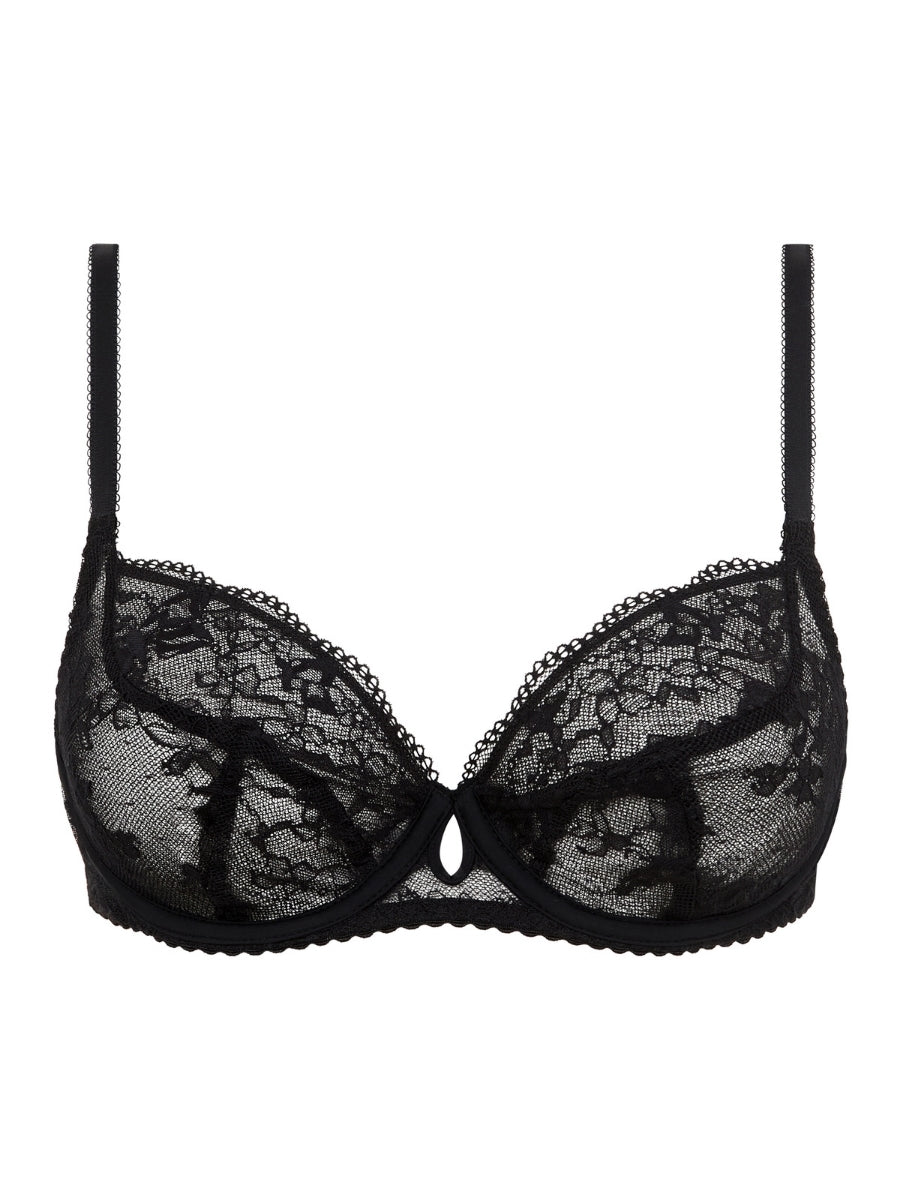 Kiss Covering Full Cup Bra - Black