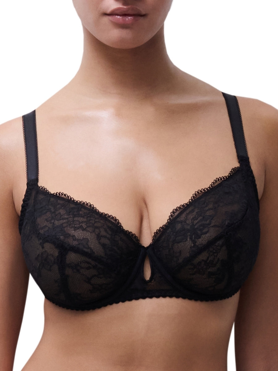 Kiss Covering Full Cup Bra - Black