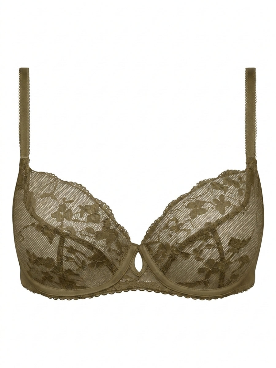Kiss Covering Full Cup Bra - Khaki