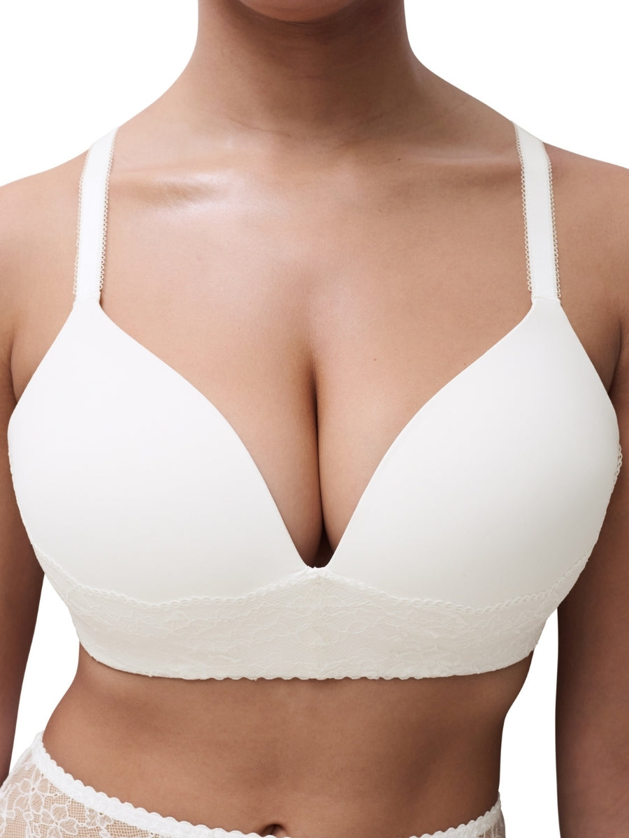 Kiss Wirefree T-Shirt Bra - Milk