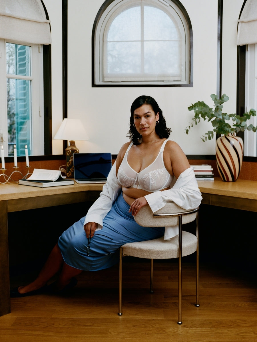 Legend Very Covering Full Cup Bra - Milk