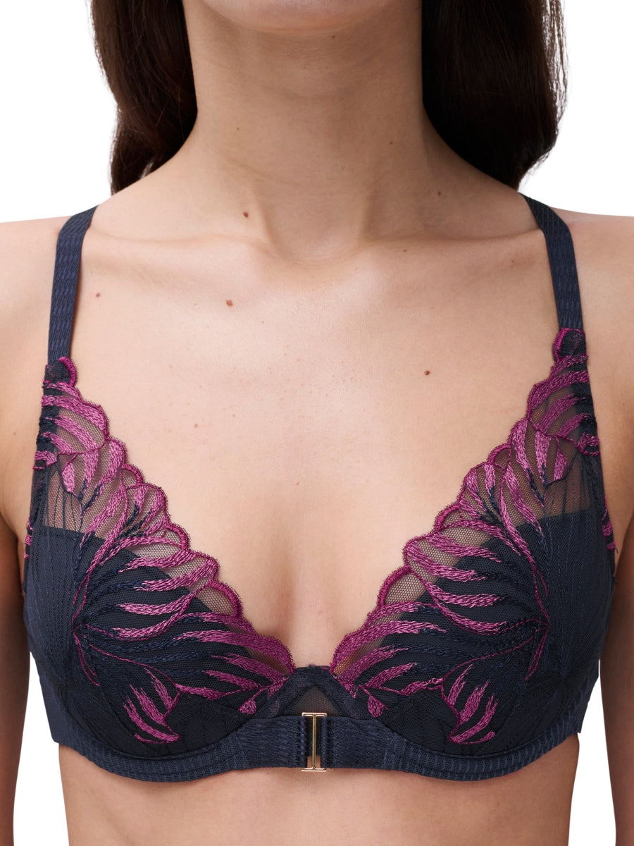Legend Plunge T-Shirt Bra - Ocean Aurora