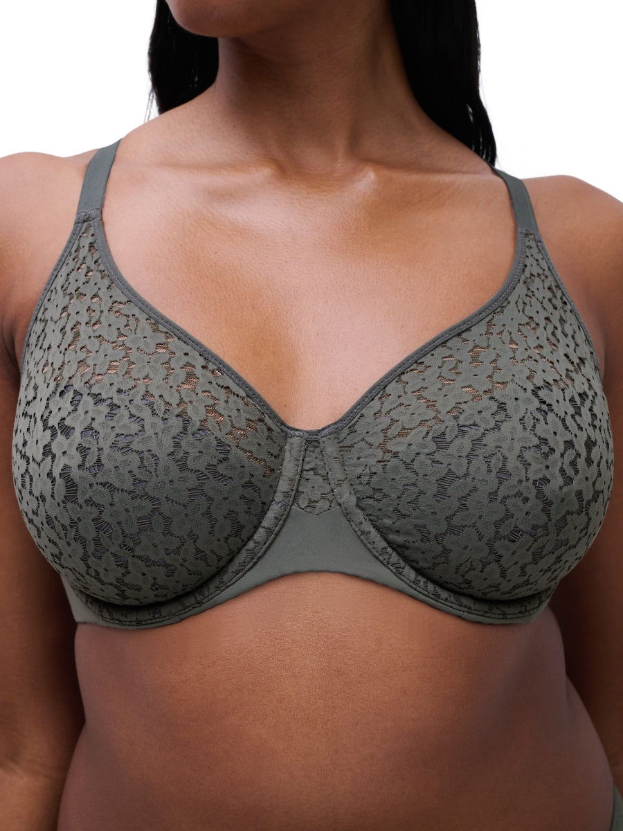 Easy Feel Norah Covering Moulded Bra - Clay Green