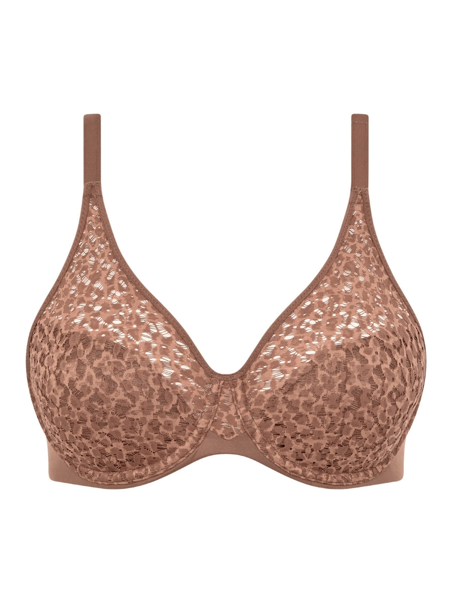 Easy Feel Norah Covering Moulded Bra - Wild Brown
