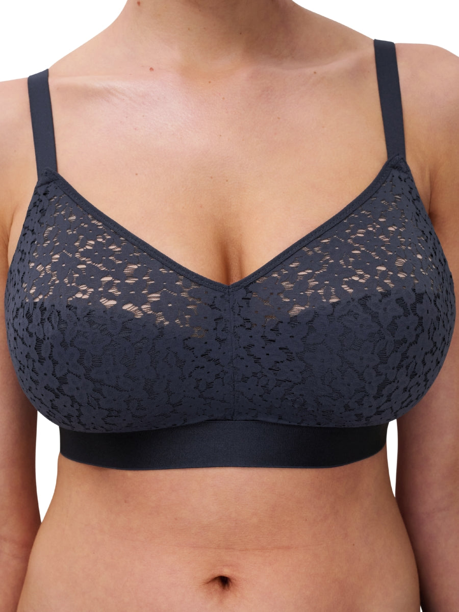Easy Feel Norah Wirefree Support Bra - Ultramarine Blue