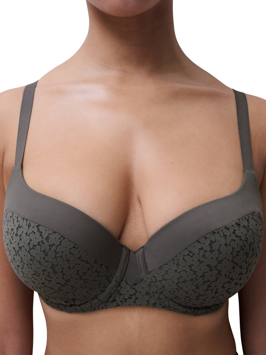 Easy Feel Norah Covering Full Cup Bra - Clay Green