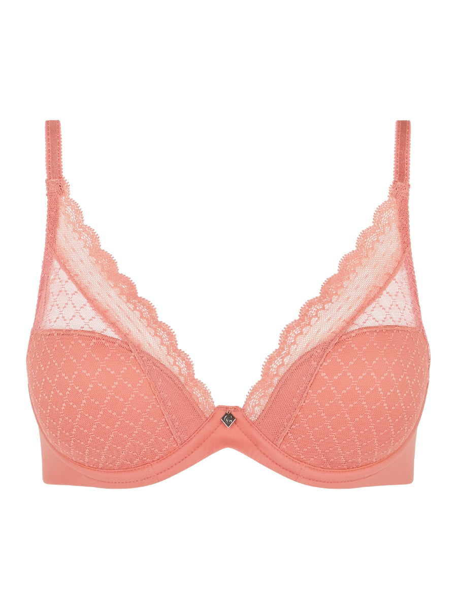 Norah Chic Plunge T-Shirt Bra - Rose Canyon