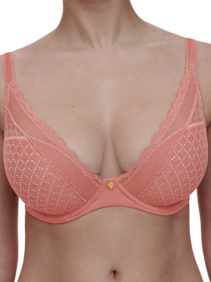 Norah Chic Plunge T-Shirt Bra - Rose Canyon