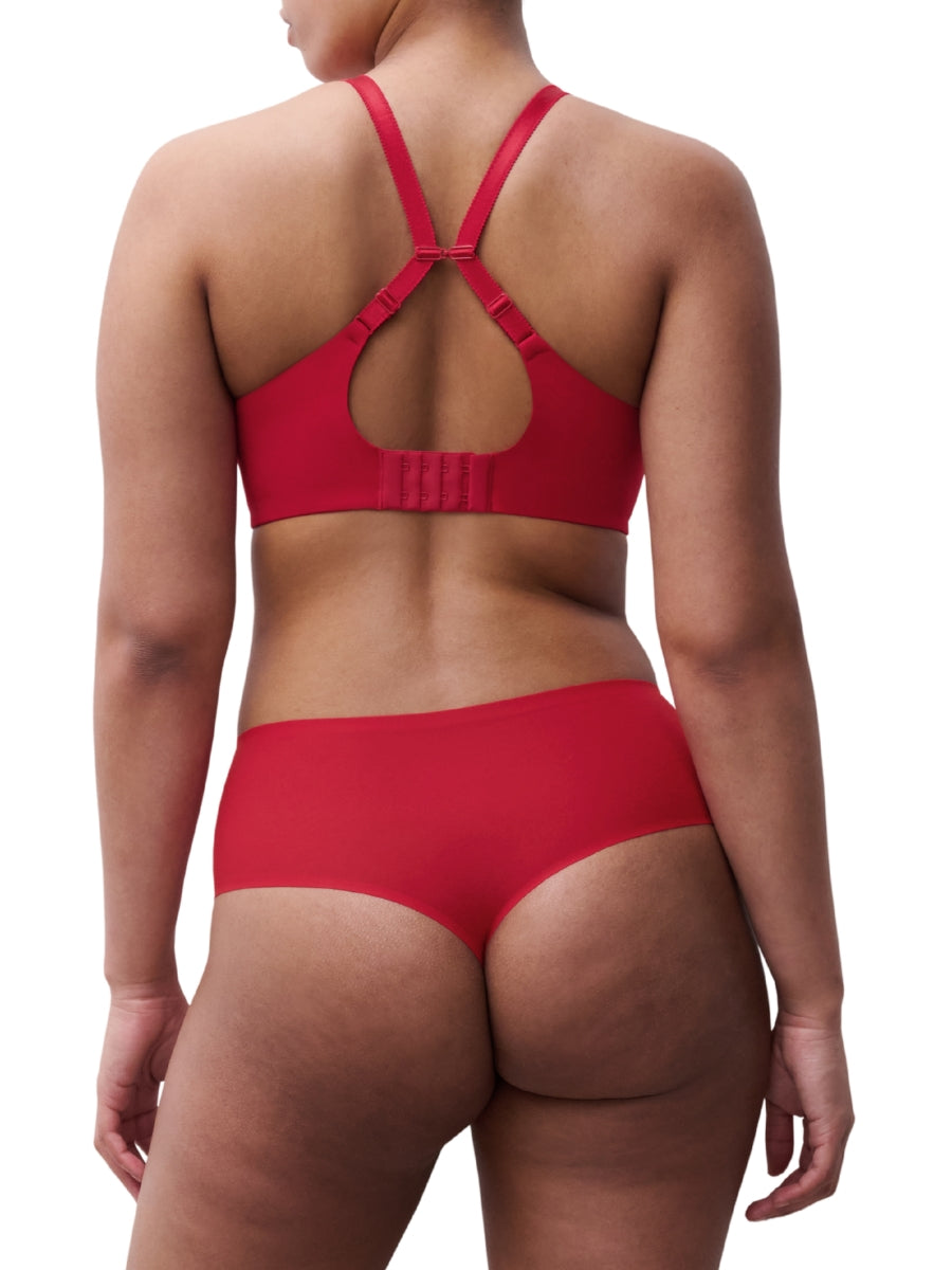 Norah Chic Plunge T-Shirt Bra - Poppy Red