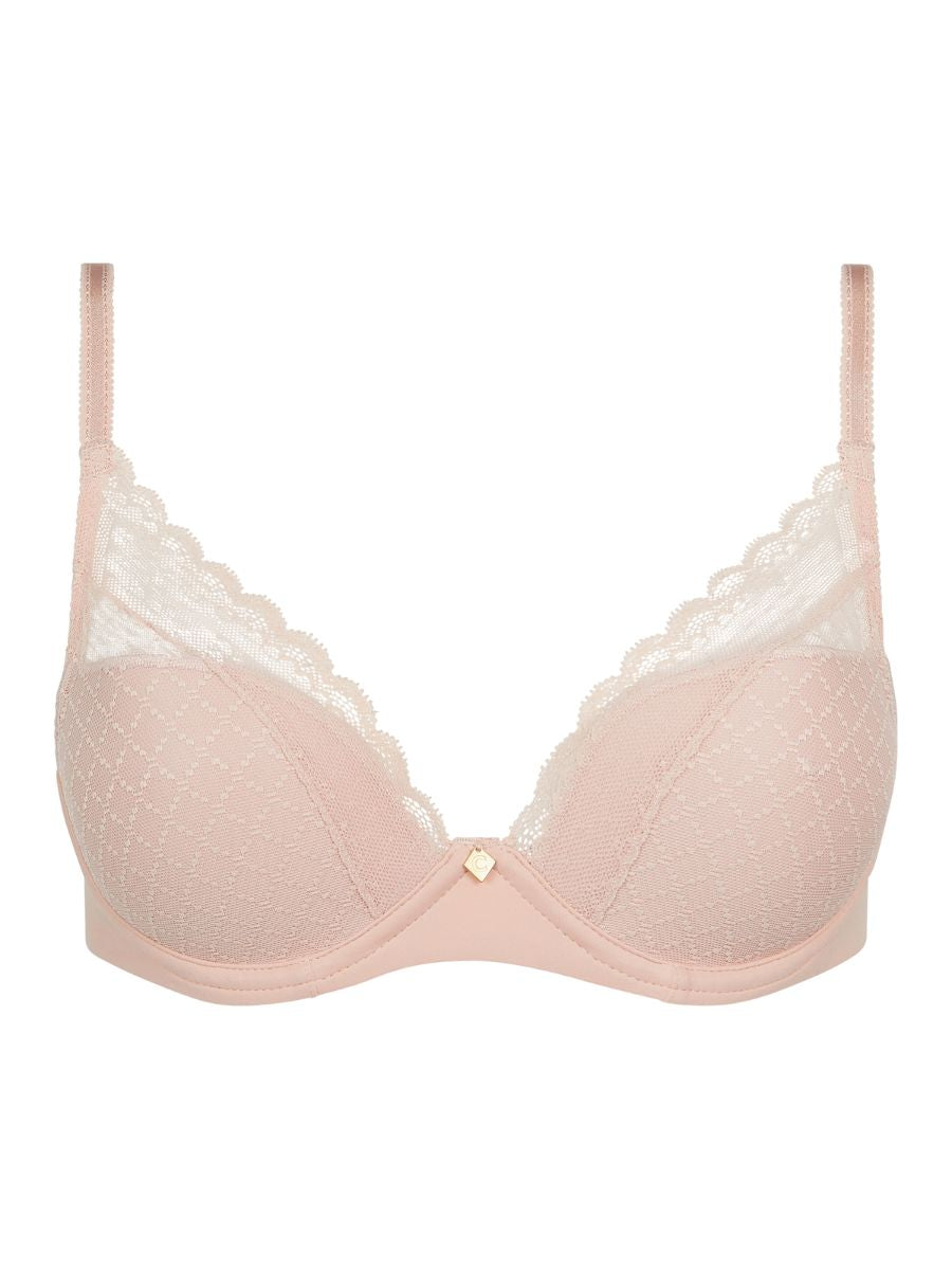 Norah Chic Plunge T-Shirt Bra - Dusky Pink