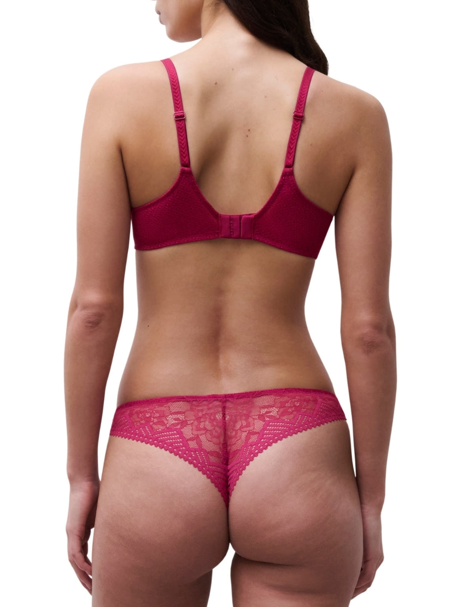 Origins Half Cup Bra - Cranberry