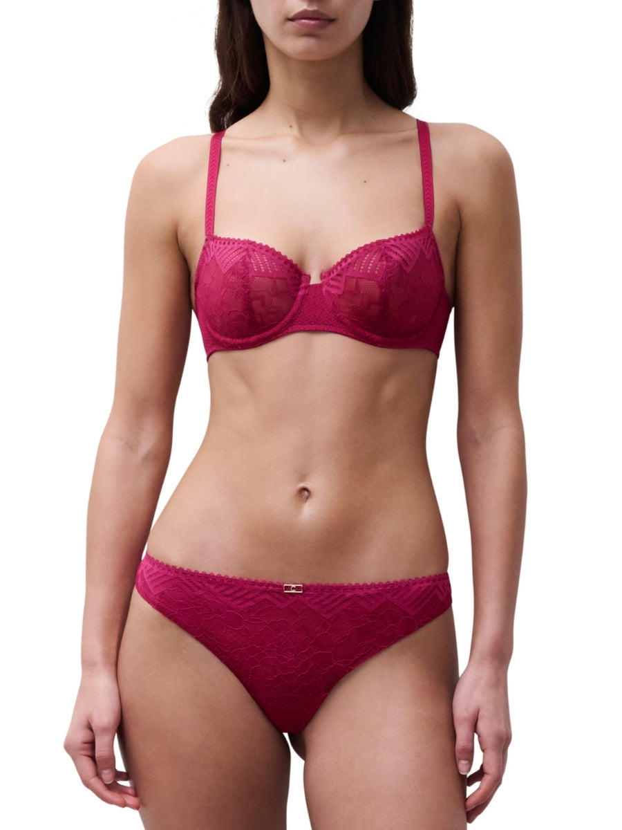Origins Half Cup Bra - Cranberry