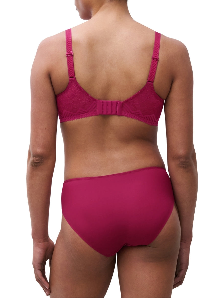 Origins Covering Full Cup Bra - Cranberry
