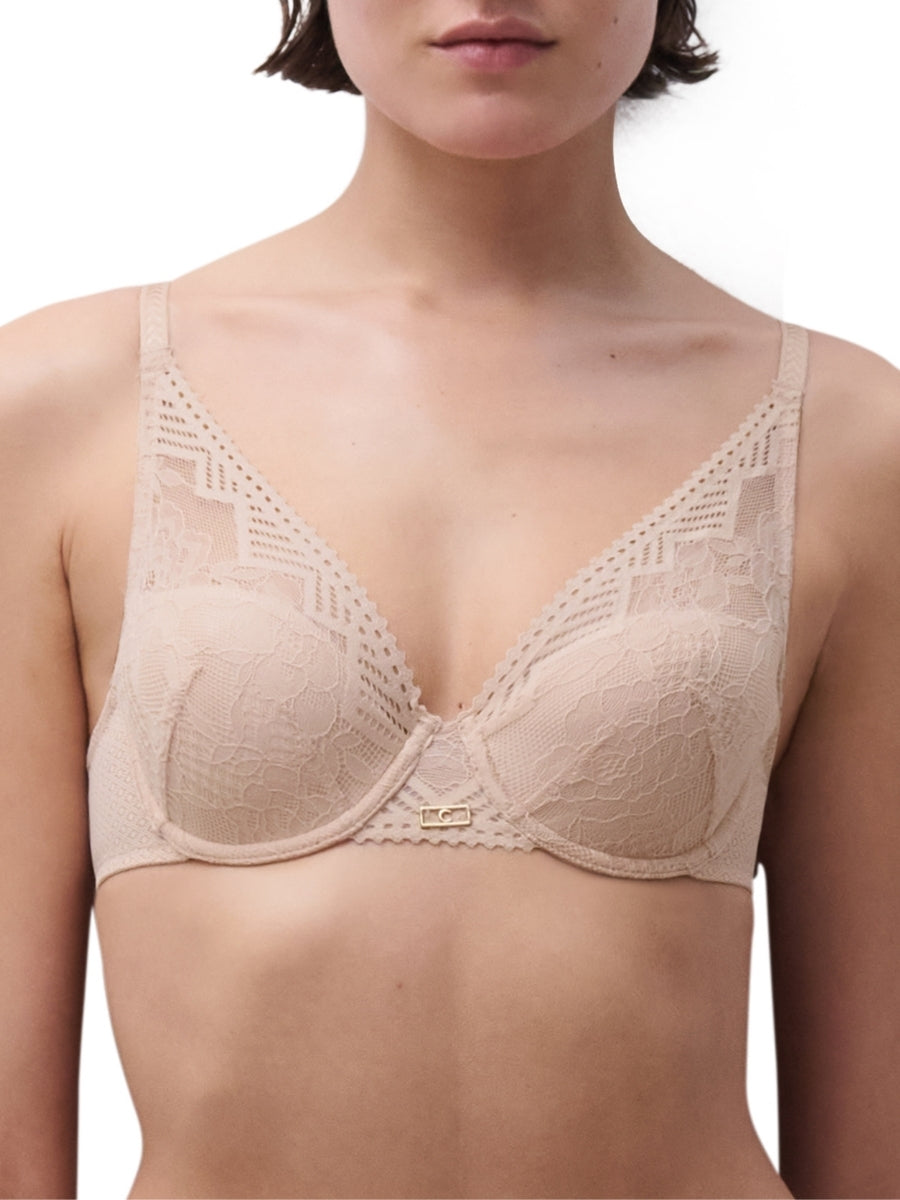 Origins Plunge Spacer Bra - Golden Beige