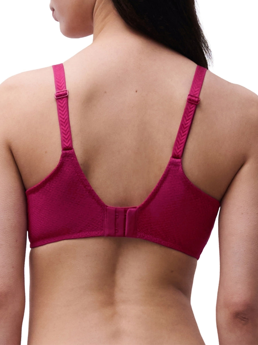 Origins Plunge Spacer Bra - Cranberry