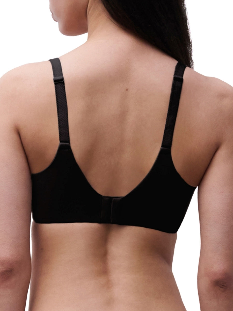 Osmose Plunge Spacer Bra - Black