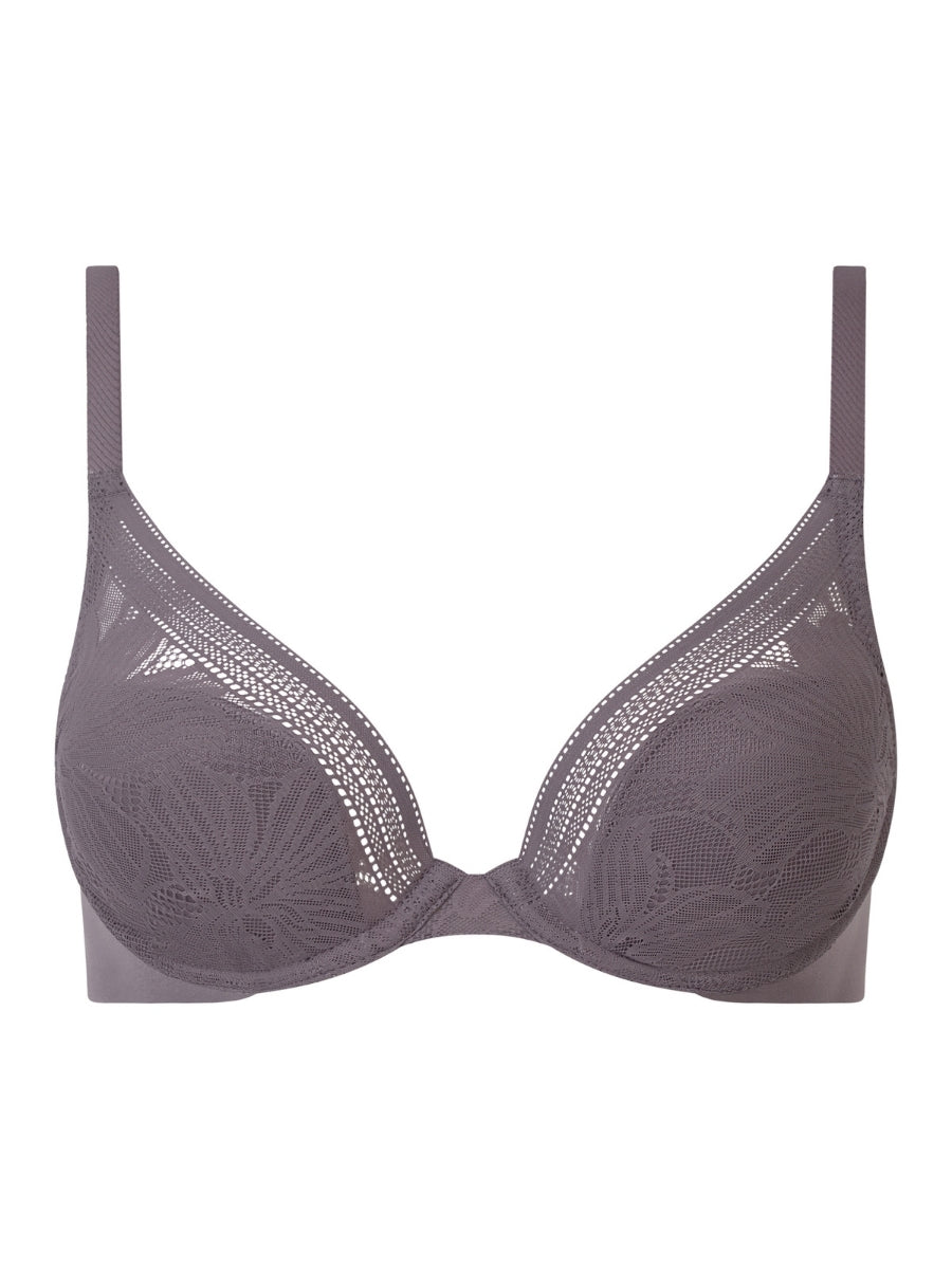 Osmose Plunge Spacer Bra - Chestnut