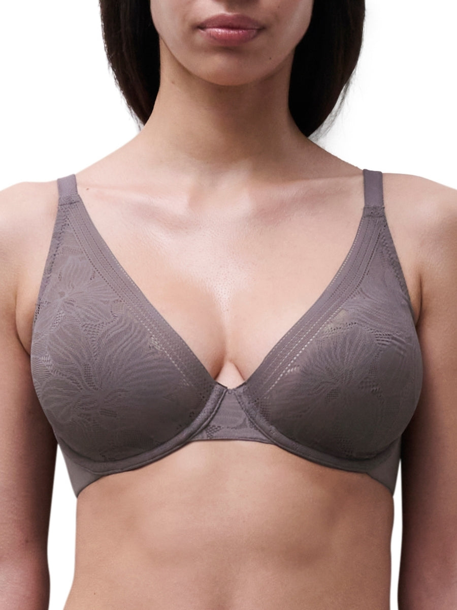 Osmose Plunge Spacer Bra - Chestnut