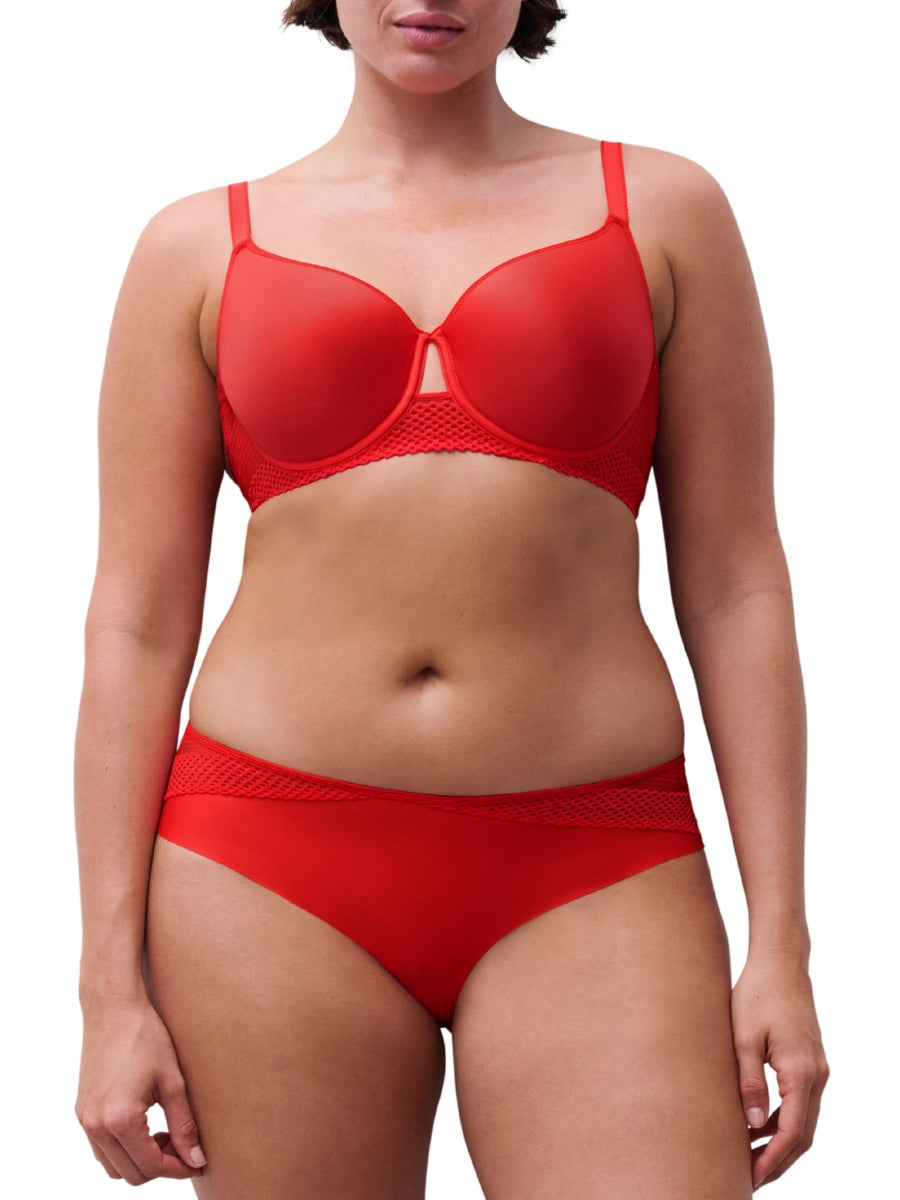 Play Memory Foam T-Shirt Bra - Red Cocktail