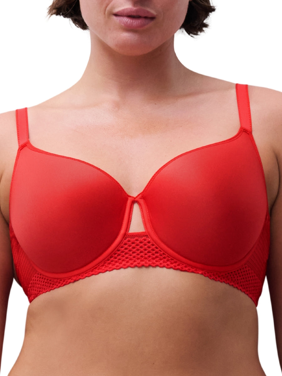 Play Memory Foam T-Shirt Bra - Red Cocktail