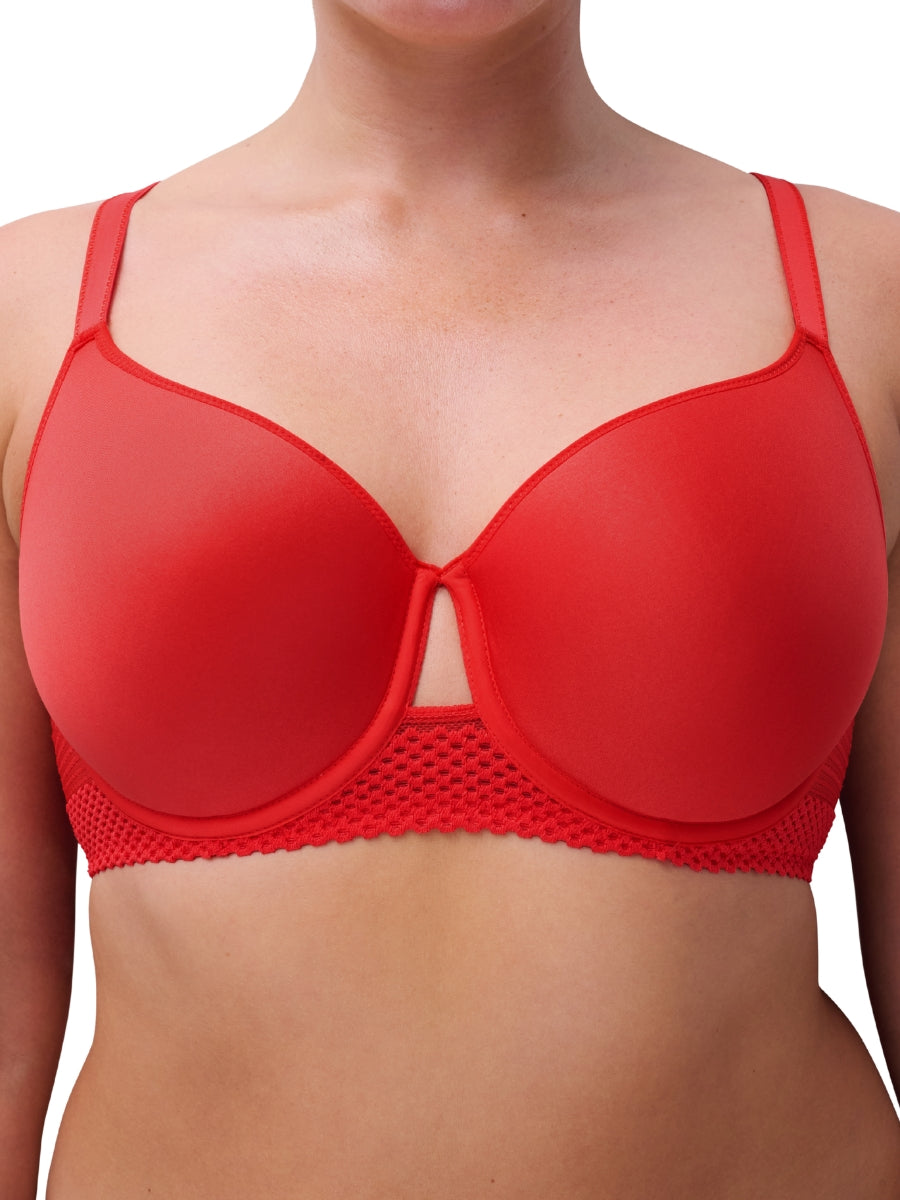Play Memory Foam T-Shirt Bra - Red Cocktail