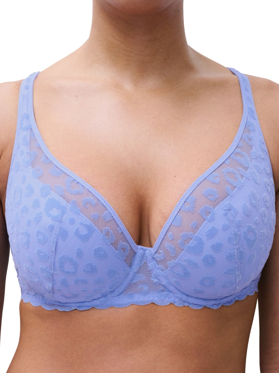 Girls Plunge T-Shirt Bra - Cornflower