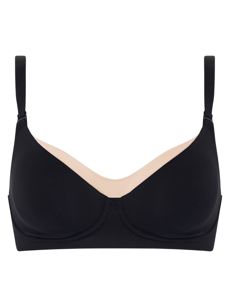 Pure Maternity Nursing Bra - Black