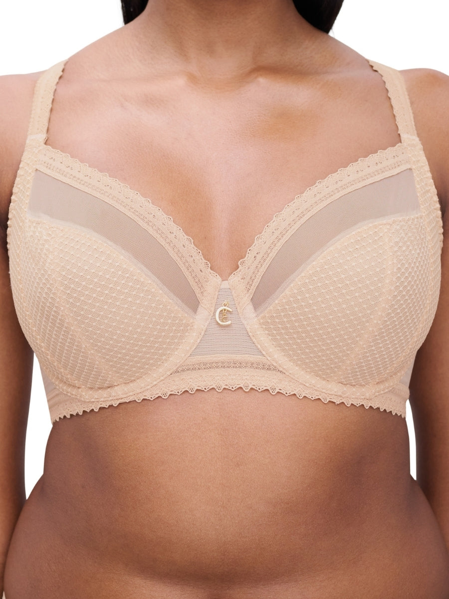 Romance Covering Full Cup Bra - Golden Beige