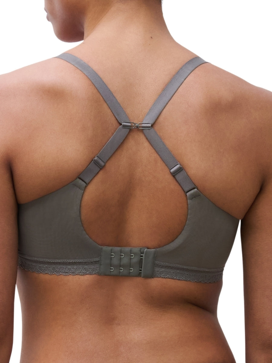 Romance Covering Full Cup Bra - Clay Green