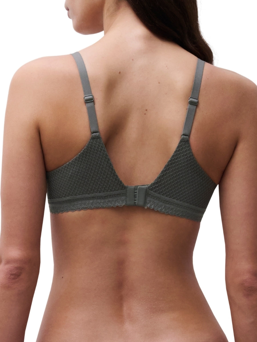 Romance Covering T-Shirt Bra - Clay Green