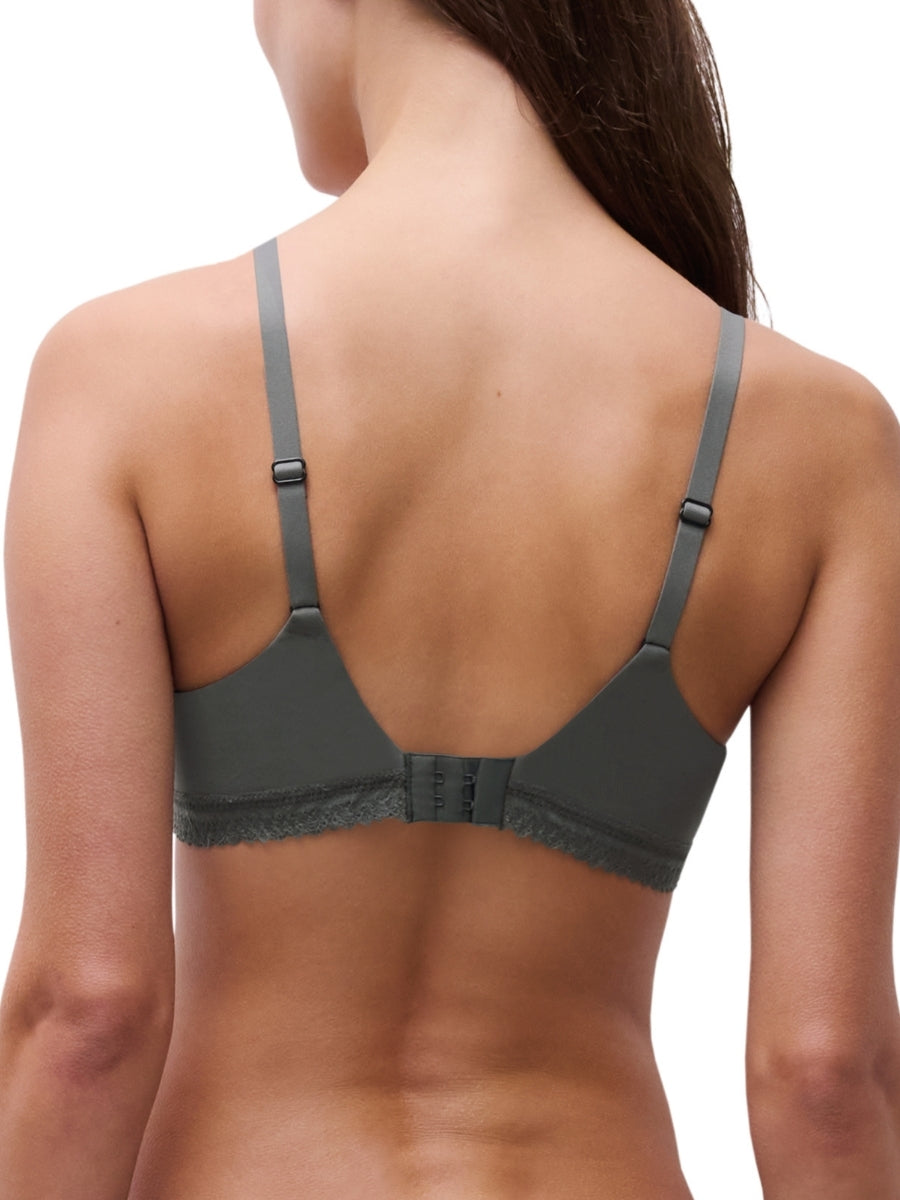 Romance Plunge T-Shirt Bra - Clay Green