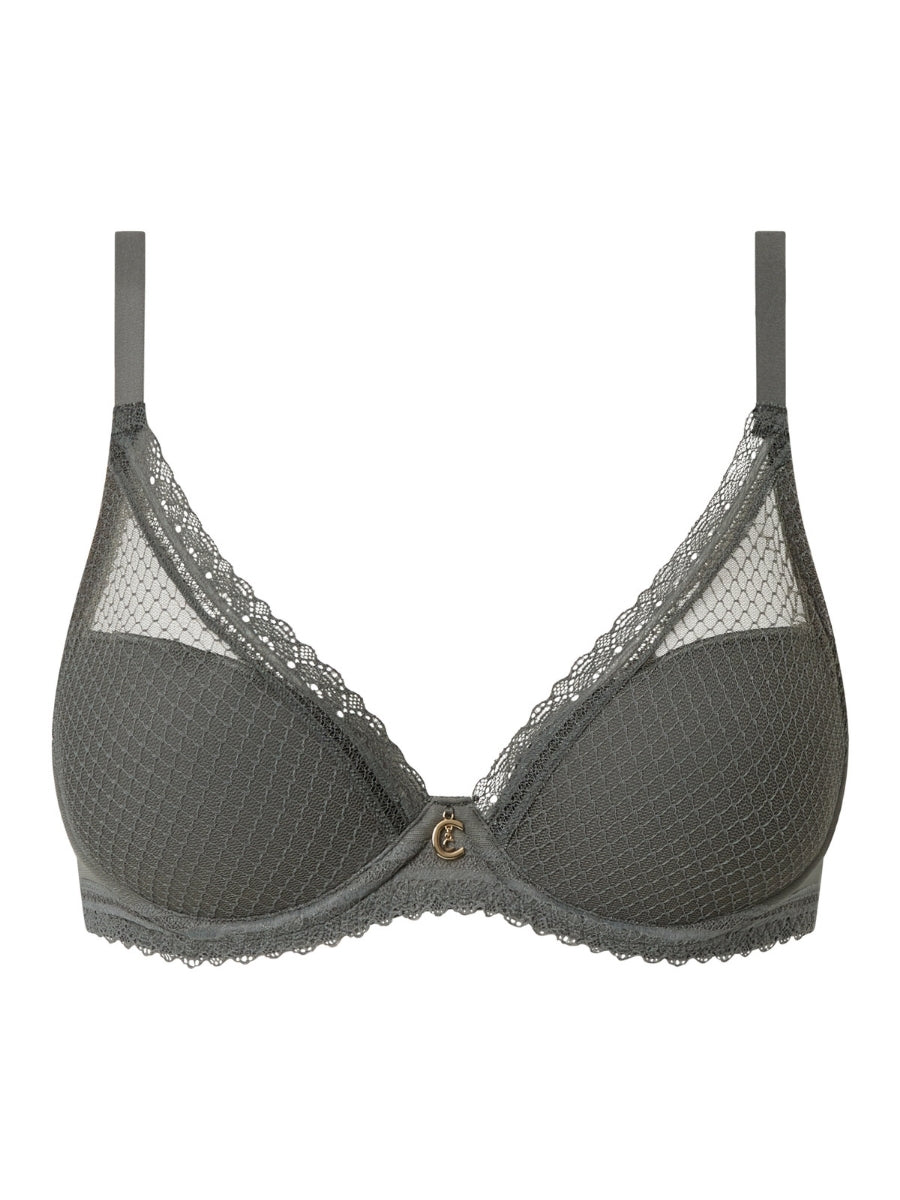 Romance Plunge T-Shirt Bra - Clay Green