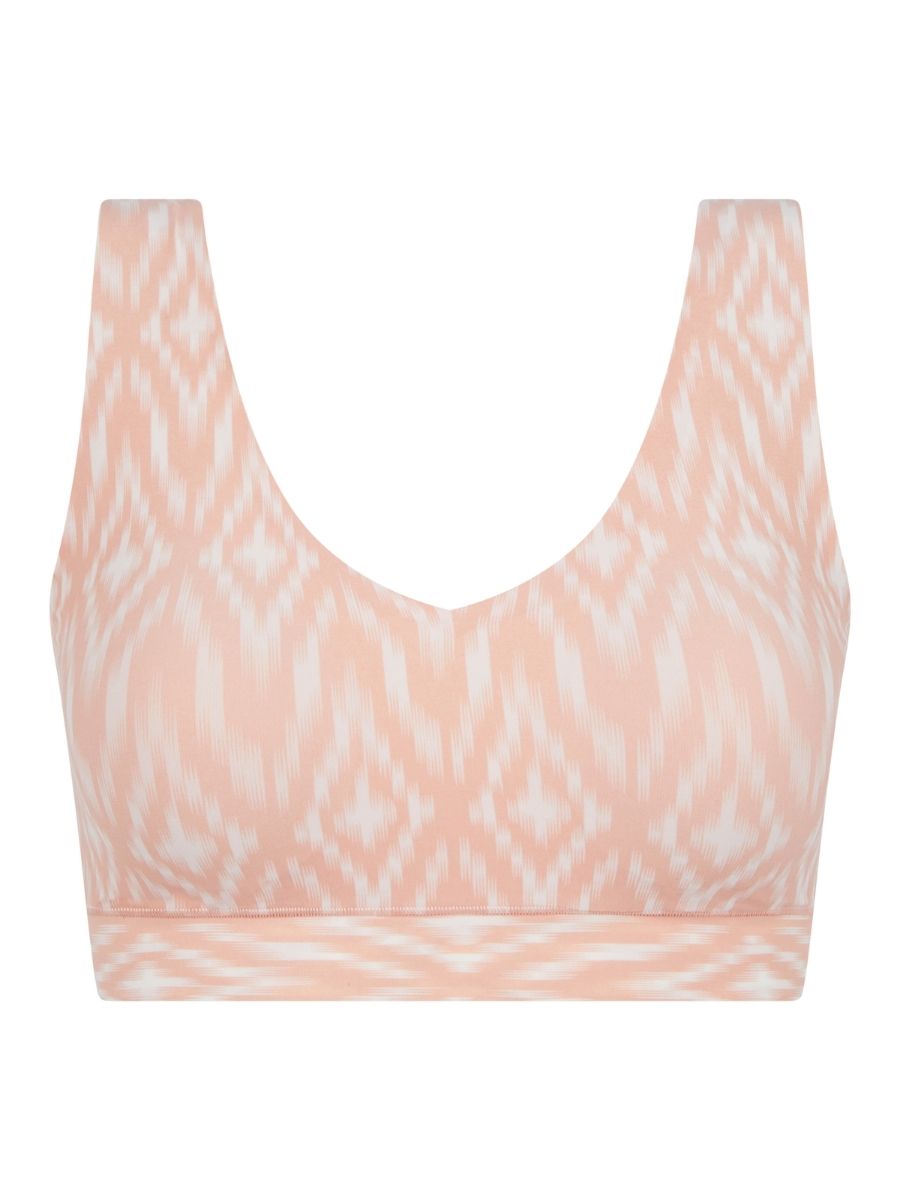 SoftStretch Padded Top - Ikat Print