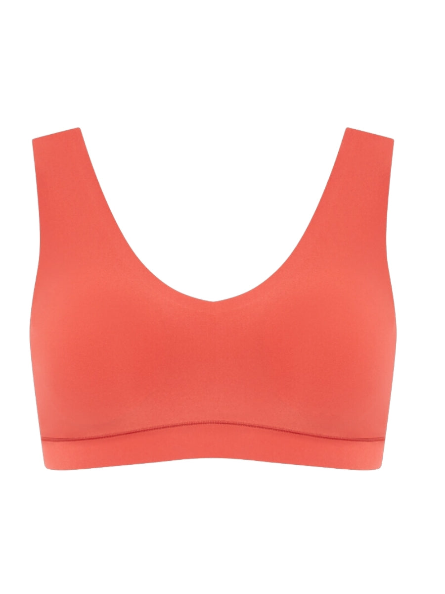 SoftStretch V-Neck Jersey Crop Top