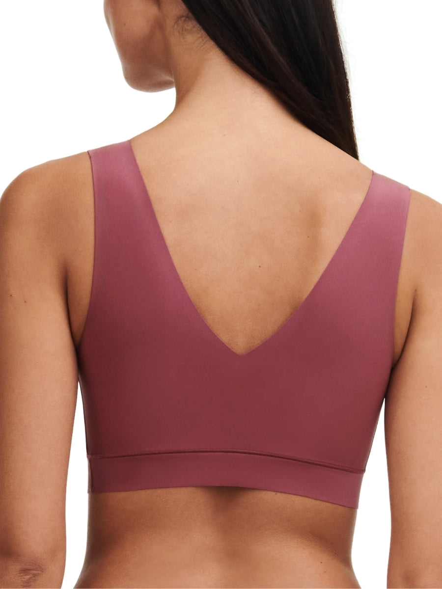 SoftStretch V-Neck Jersey Crop Top