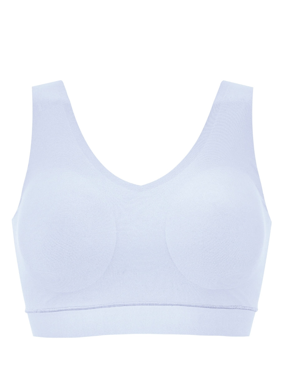 SoftStretch V-Neck Jersey Crop Top